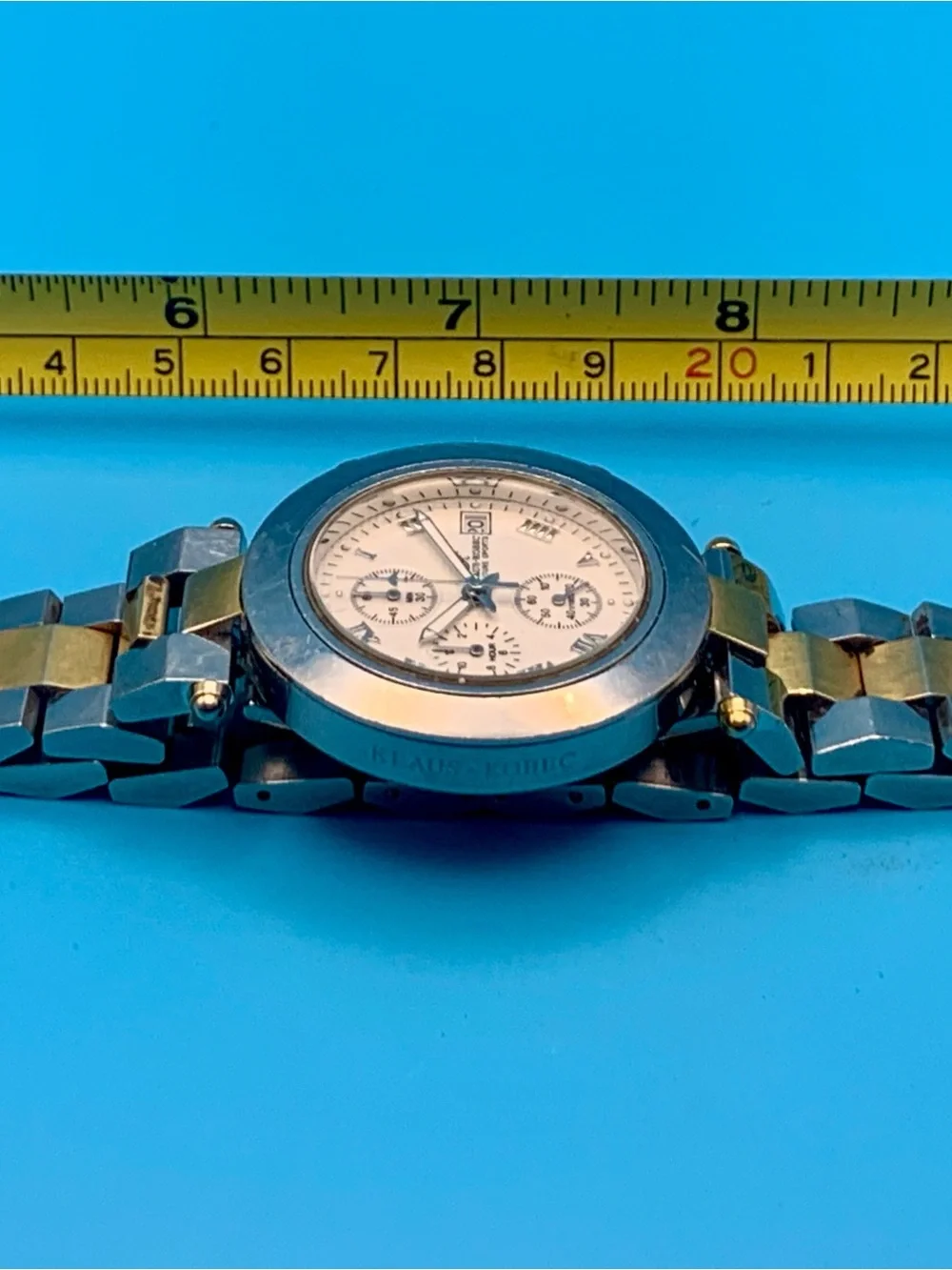 KLAUS-KOBEC COUTURE SPORTS KKG1913 Men’s Chrono Wristwatch Date Working New Batt